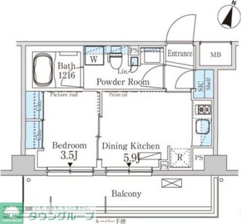 パークアクシス馬込レジデンスの物件間取画像